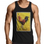 El Gallo Loteria Mens Tank Top T-Shirt Wholesale